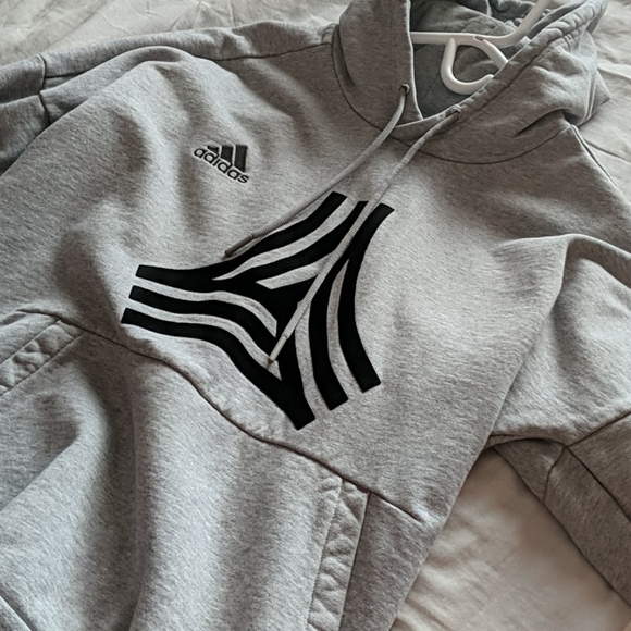 Gray adidas hoodie - Picture 3 of 3